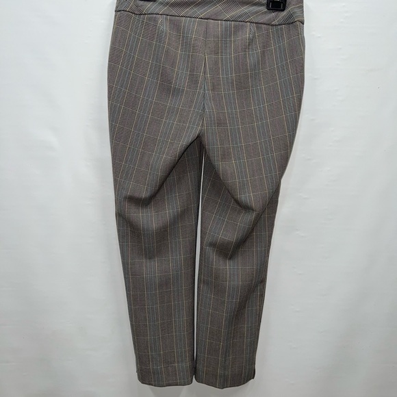 Roz &Ali Pants Women’s Sz 4 Multicolor Polyester Blend Elastic Waist - Picture 2 of 13